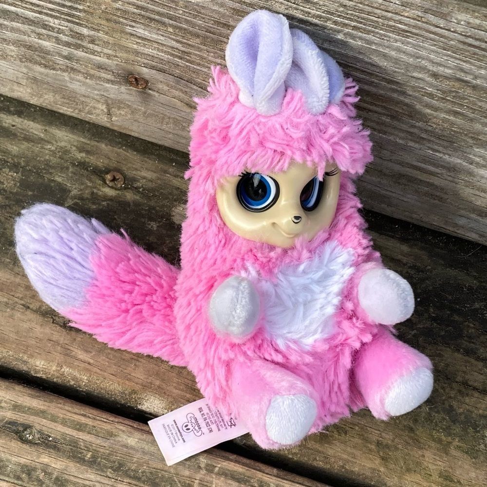 FUR BABIES WORLD PINK CREATURE WIGGLE EYES WAGGLE EARS